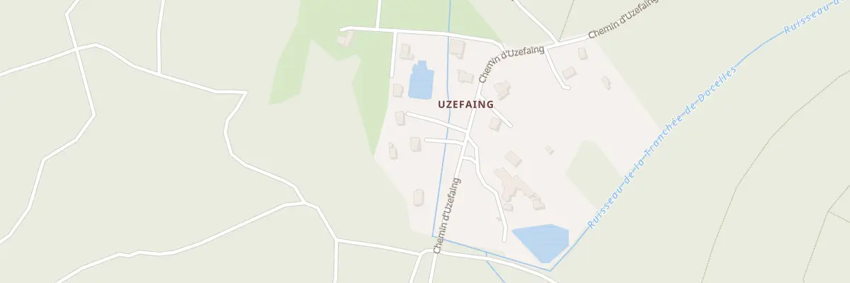 Plan du 3 Che d’Uzefaing à Épinal