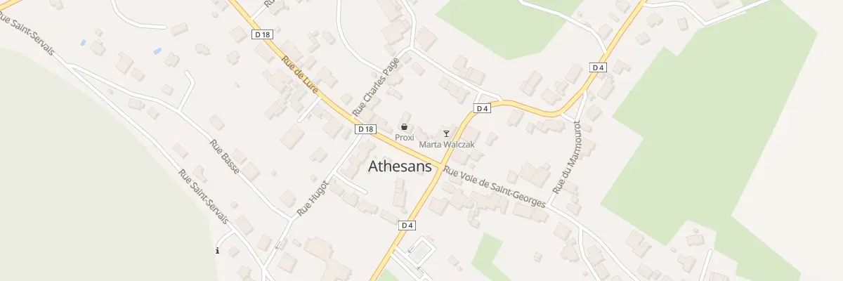 Plan du 4 Rue de Lure à Athesans-Étroitefontaine