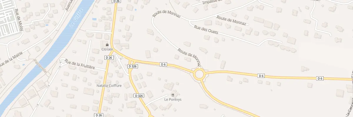 Plan du 195 Av de Châtillon à Marignier