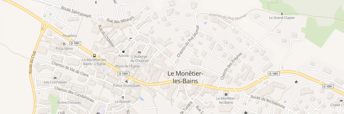 Plan du 70 Rue de Bretagne au Monêtier-les-Bains