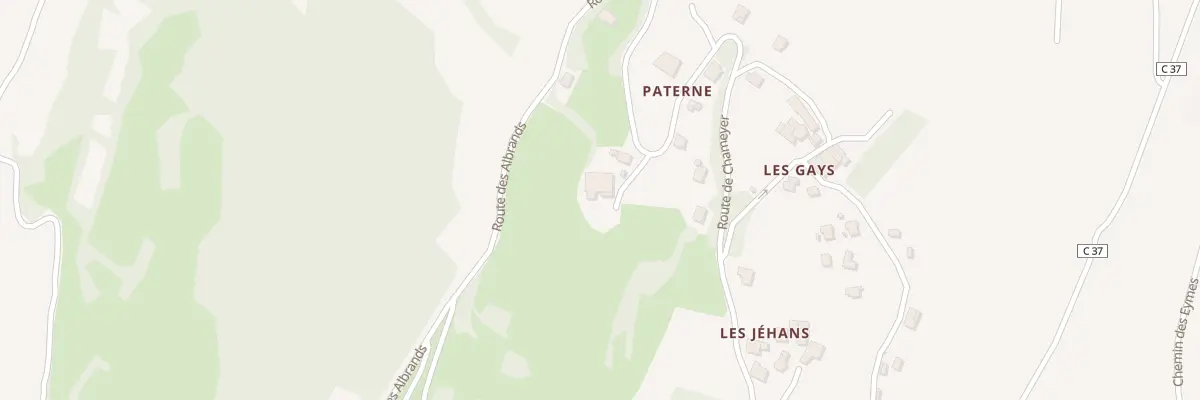 Plan du 5224 Paterne à Châteauroux-les-Alpes