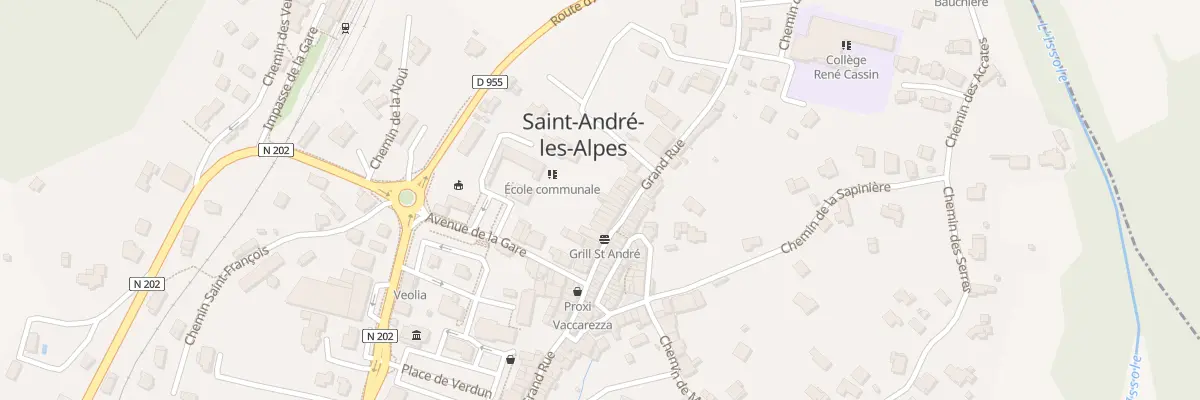 Plan du 5202 Grand Rue à Saint-André-les-Alpes