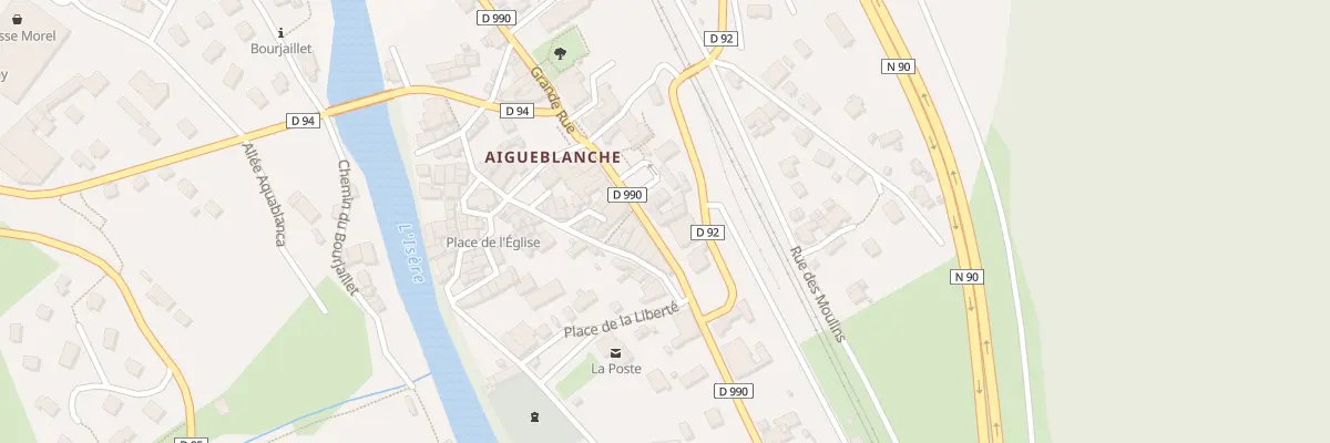 Plan du 300 Gr Grande Rue à Grand-Aigueblanche
