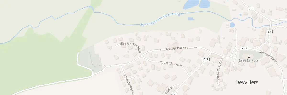 Plan du 2 All du Rin Chatel à Deyvillers