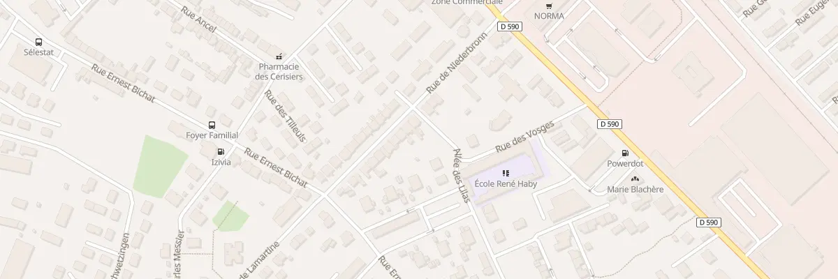 Plan du 22 Rue de Niederbronn à Lunéville