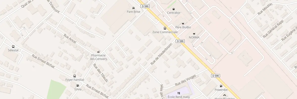 Plan du 35M Rue de Niederbronn à Lunéville
