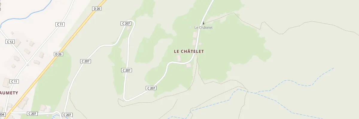 Plan du 1023 Mte des Chatelets à Mégevette