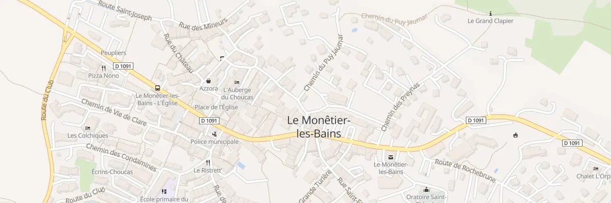 Plan du 38 Rue de Bretagne au Monêtier-les-Bains