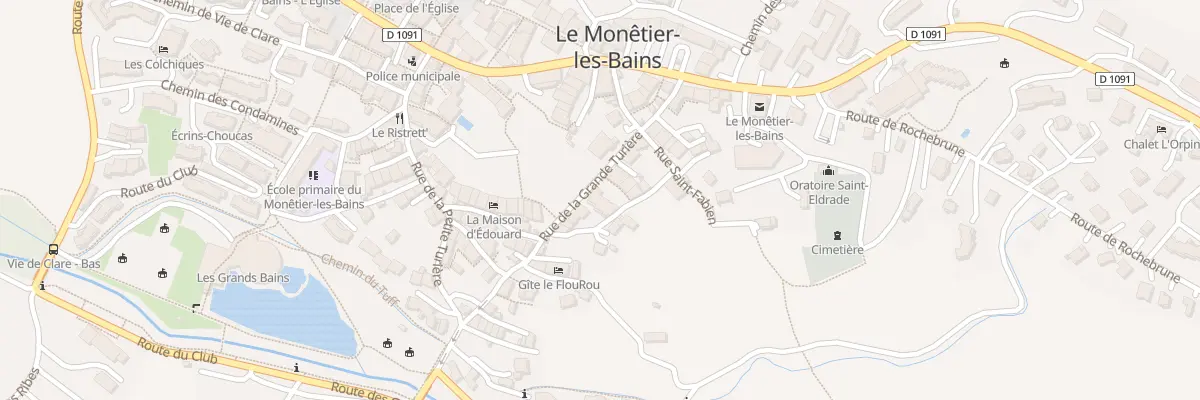 Plan du 114 Rue de la Grande Turière au Monêtier-les-Bains
