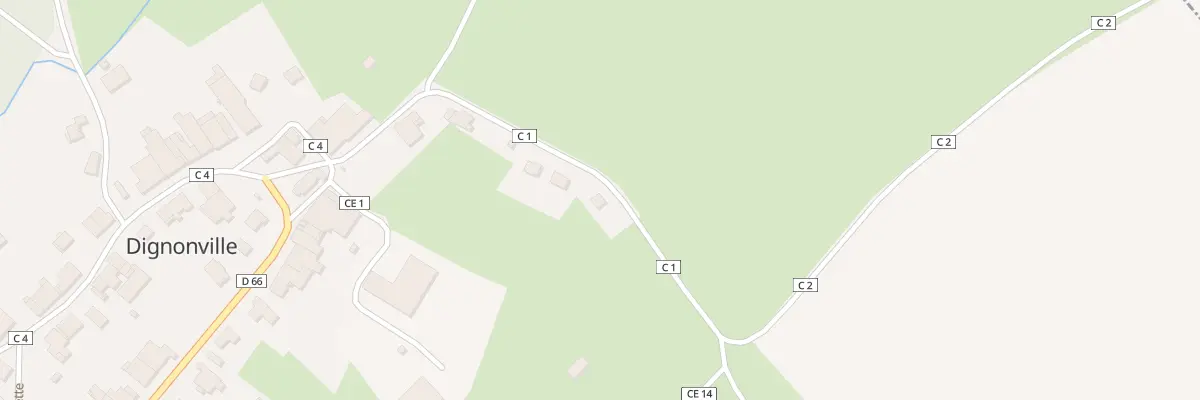 Plan du 155 Rue de la Côte à Dignonville