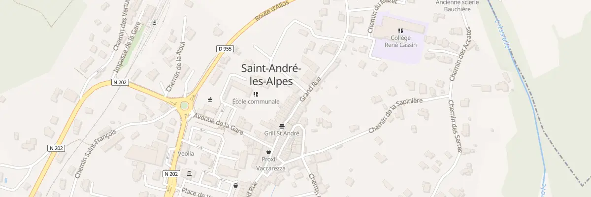 Plan du 5196 Grand Rue à Saint-André-les-Alpes