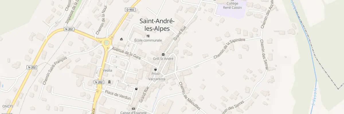Plan du 5145 Haut Village à Saint-André-les-Alpes