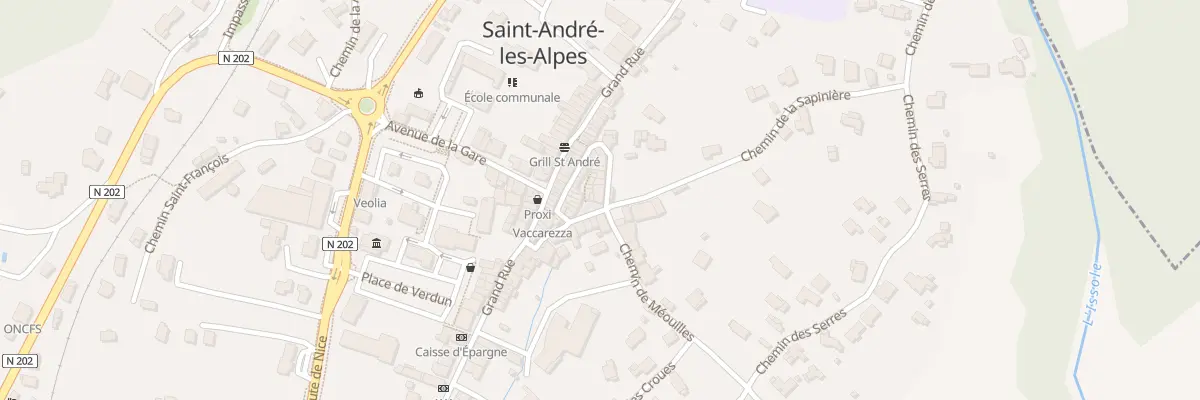 Plan du 6 La Placette à Saint-André-les-Alpes