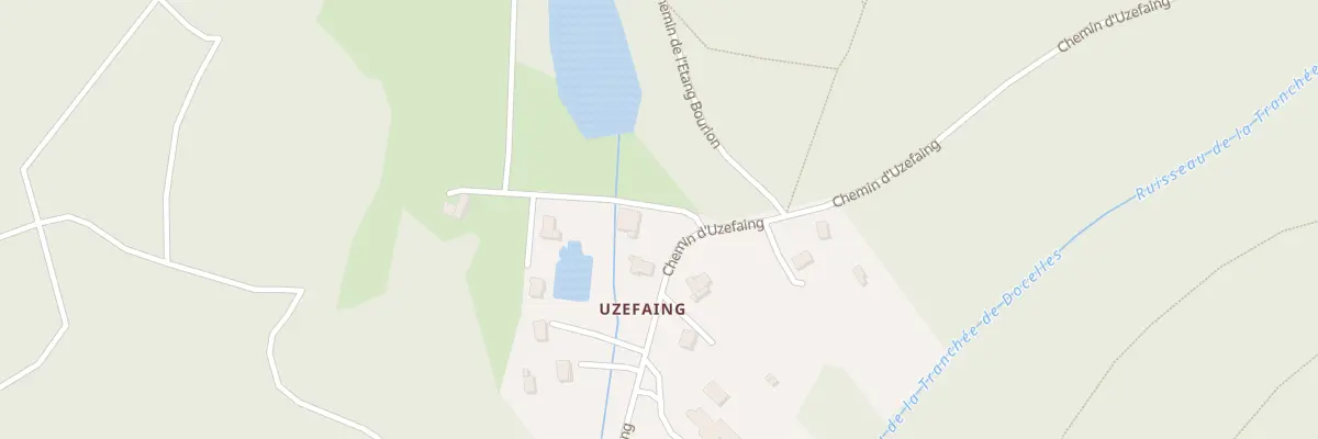 Plan du 11 Che d’Uzefaing à Épinal