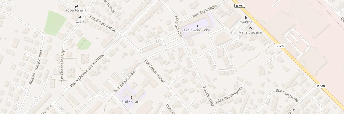 Plan du 10 Rue du Maréchal Lyautey à Lunéville