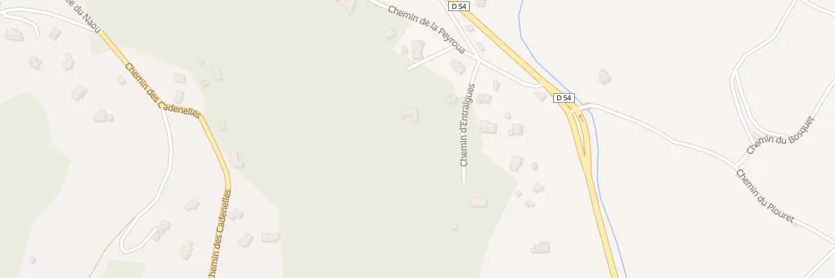 Plan du 5764 Les Cadenelles à Figanières
