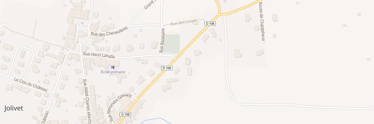 Plan du 90 Rue Alexandre Gascard à Jolivet