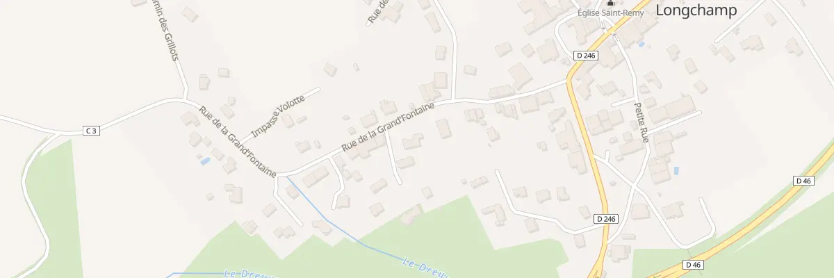Plan du 187 Rue de la Grand Fontaine à Longchamp