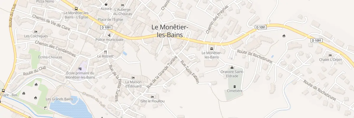 Plan du 57 Rue de la Grande Turière au Monêtier-les-Bains