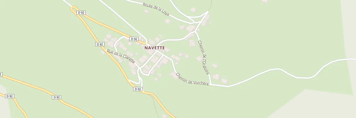 Plan du 7556 Navette à Grand-Aigueblanche