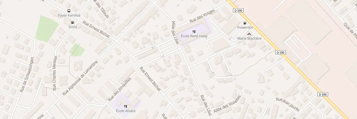 Plan du 21T All des Lilas à Lunéville