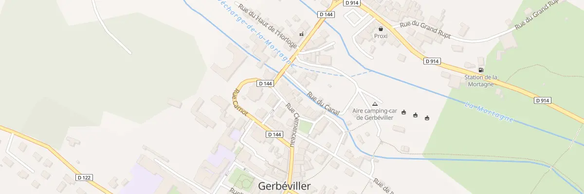 Plan du 24 Rue Clémenceau à Gerbéviller