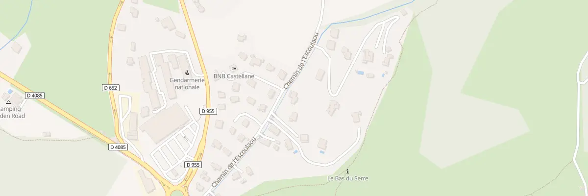 Plan du 7092 L’Escoulaou à Castellane