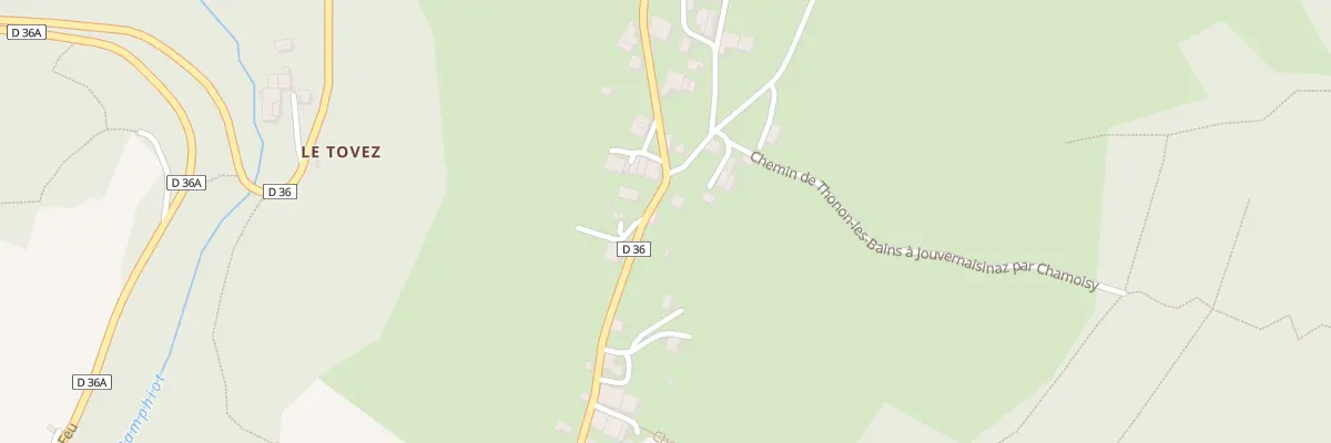 Plan du 1125 Rte de Jouvernaisinaz à Orcier