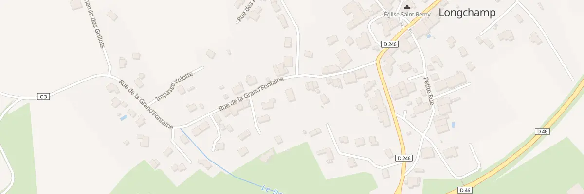 Plan du 147 Rue de la Grand Fontaine à Longchamp