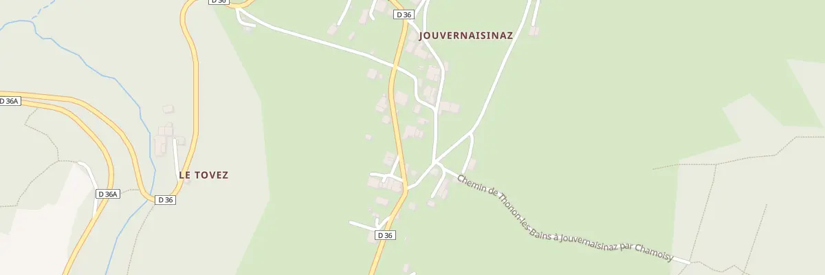 Plan du 1061 Rte de Jouvernaisinaz à Orcier