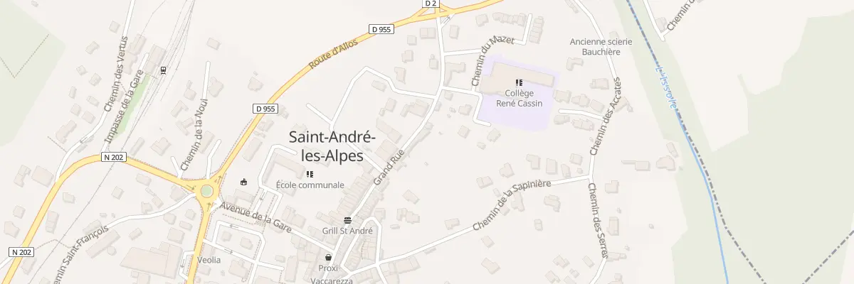 Plan du 5116 Les Accates à Saint-André-les-Alpes
