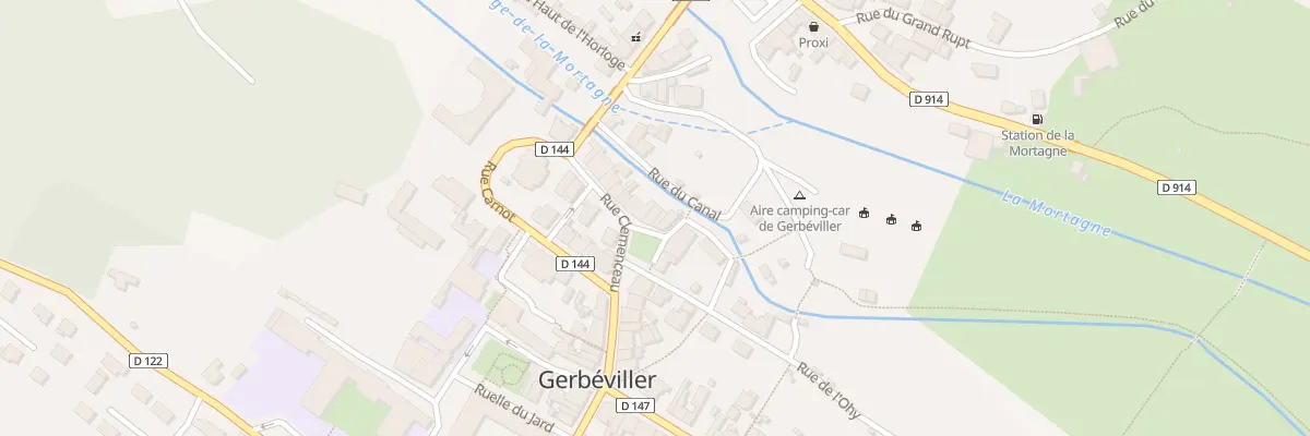 Plan du 1 Rue de la Poterne à Gerbéviller
