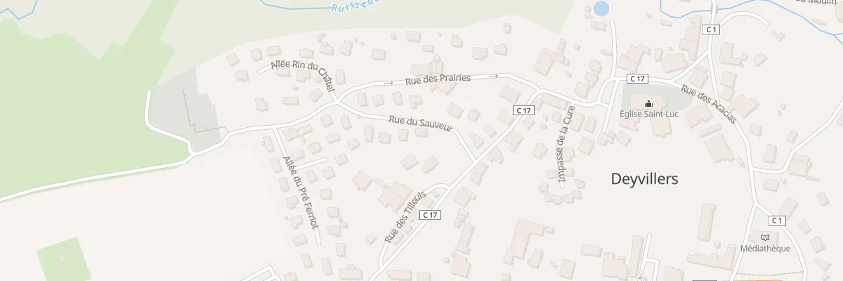 Plan du 5 Rue du Sauveur à Deyvillers