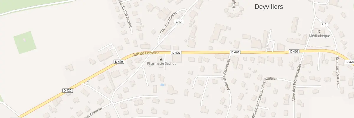 Plan du 31 Rue de Lorraine à Deyvillers
