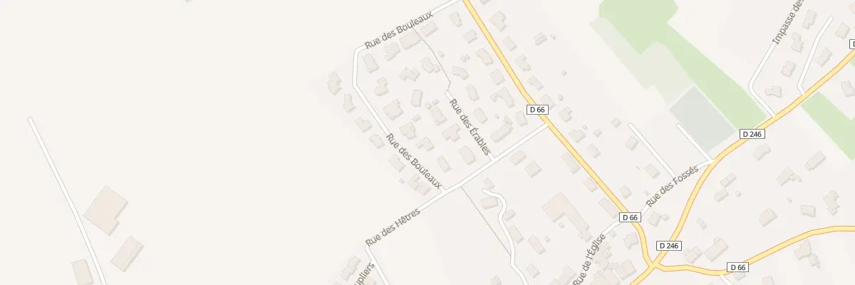 Plan du 285 Rue des Bouleaux à Longchamp
