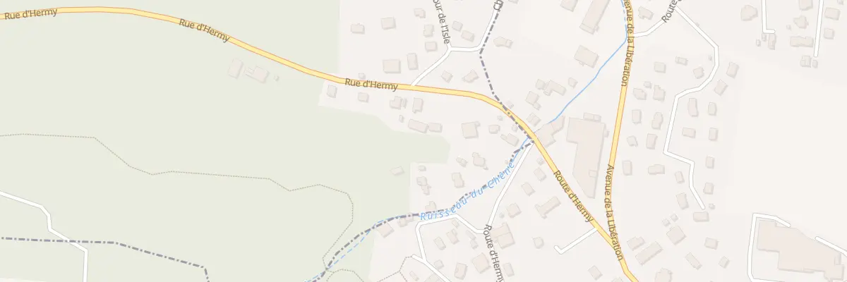 Plan du 1554 Rue d’Hermy à Vougy