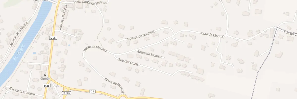 Plan du 424 Rte de Monnaz à Marignier