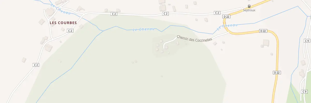 Plan du 179 All des Coccinelles à Lullin