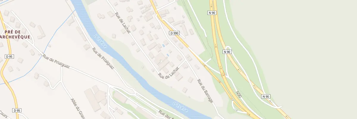 Plan du 154 Rue de Lachat à Grand-Aigueblanche