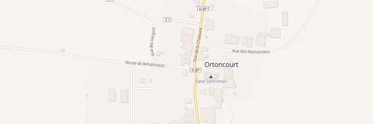 Plan du 12 Rue de l’Ancienne Gare à Ortoncourt