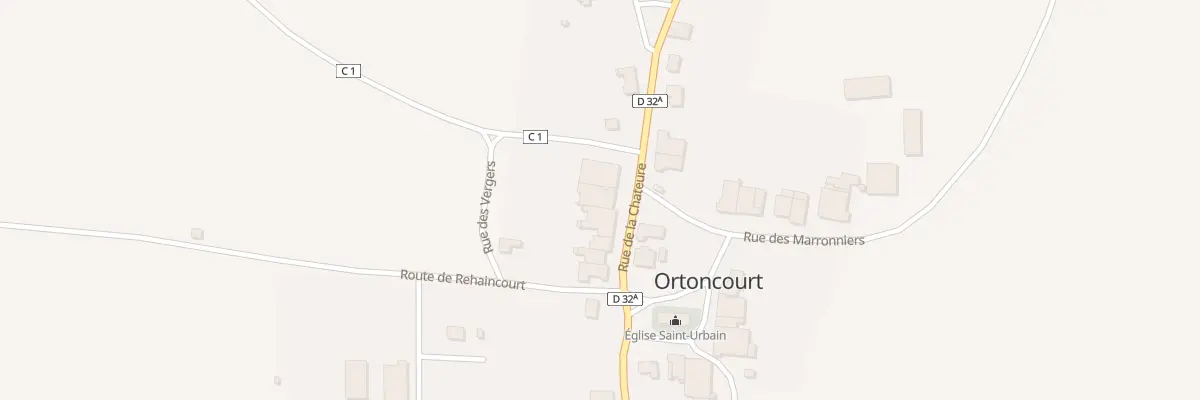 Plan du 4 Rue de l’Ancienne Gare à Ortoncourt