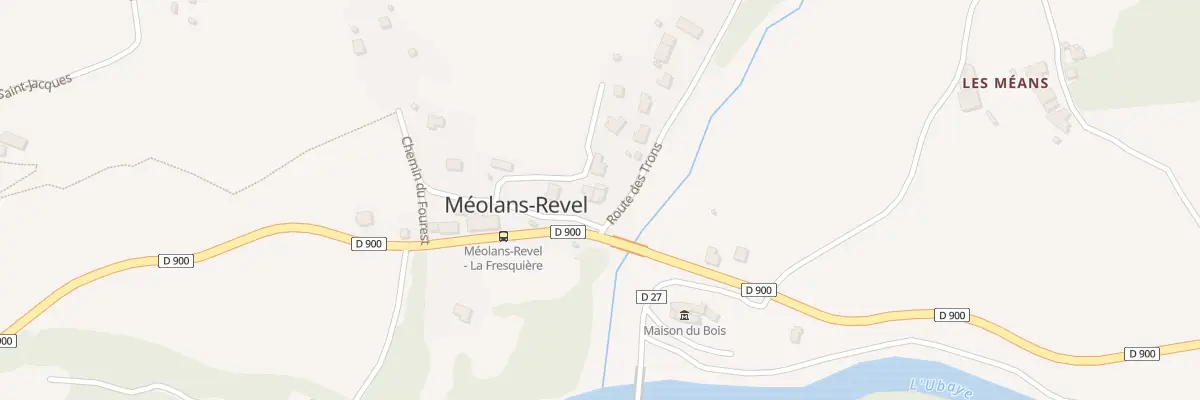 Plan du 7146 La Fresquiere à Méolans-Revel