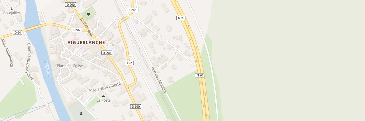 Plan du 168 Rue des Moulins à Grand-Aigueblanche