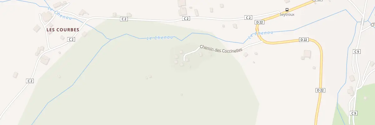 Plan du 175 All des Coccinelles à Lullin