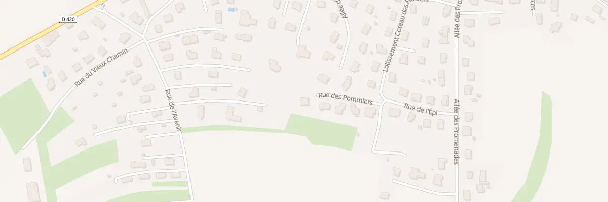 Plan du 10 Rue des Pommiers à Deyvillers