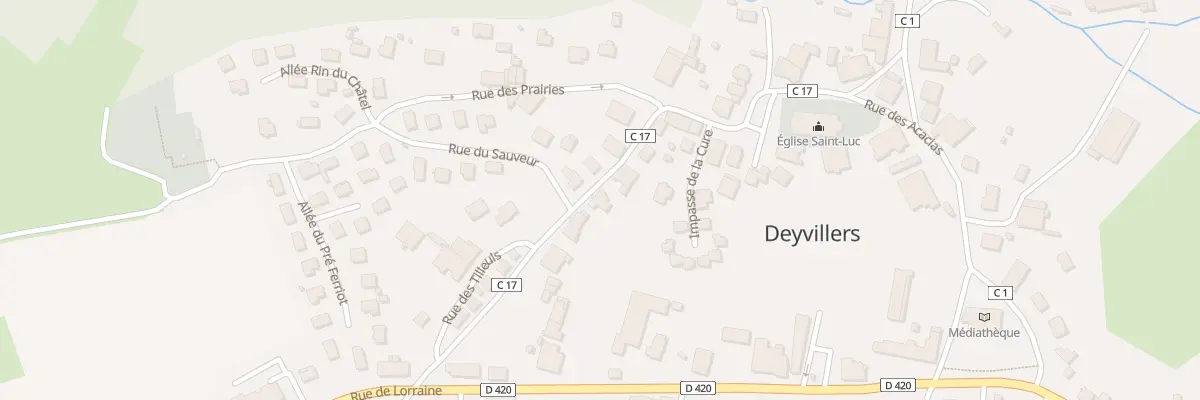 Plan du 8 Rue des Tilleuls à Deyvillers
