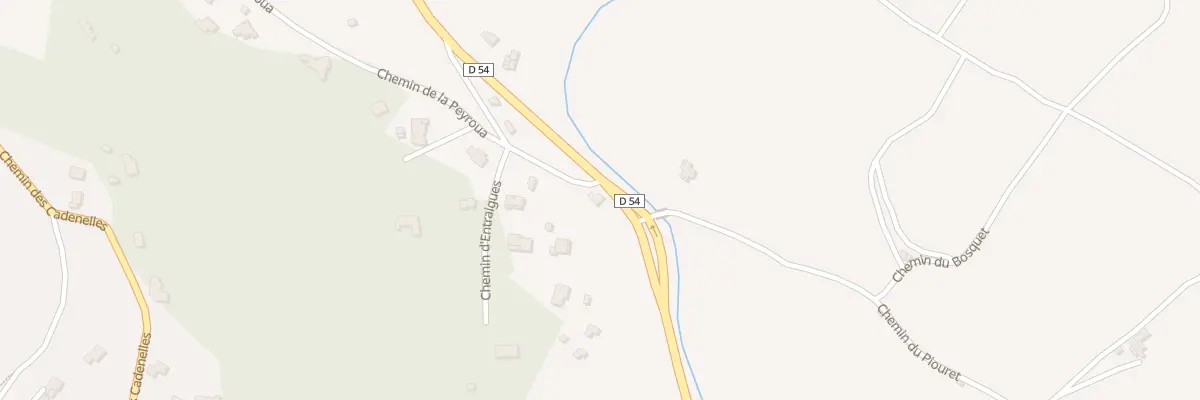 Plan du 5142 Entraigues à Figanières