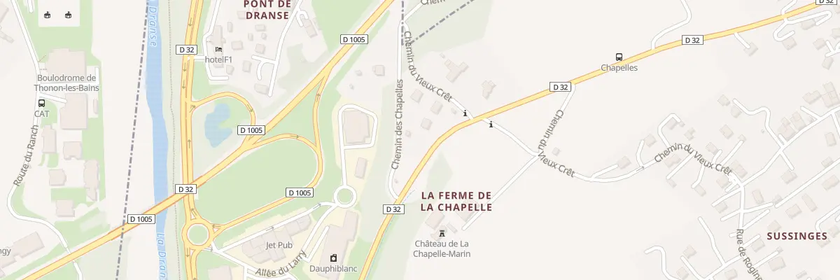 Plan du 2852 Rte de Thonon à Marin