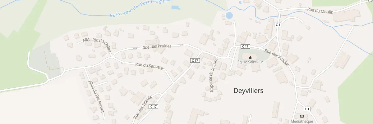 Plan du 3 Rue des Tilleuls à Deyvillers