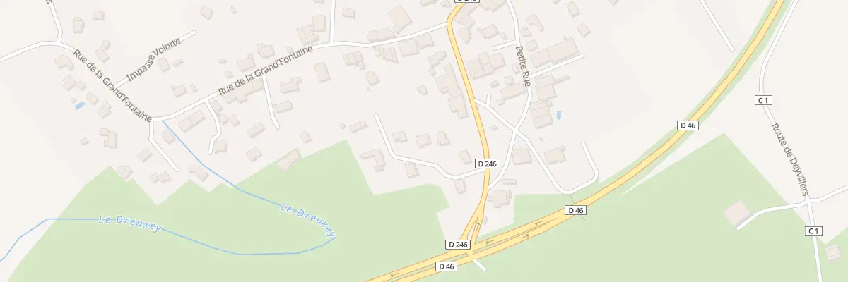 Plan du 70 Pl du Gros Chene à Longchamp